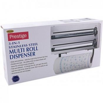 New Stainless Steel 3-in-1 Multi Roll Dispenser  - Home Appliances - Best Price in Pakistan - HitShop.pk